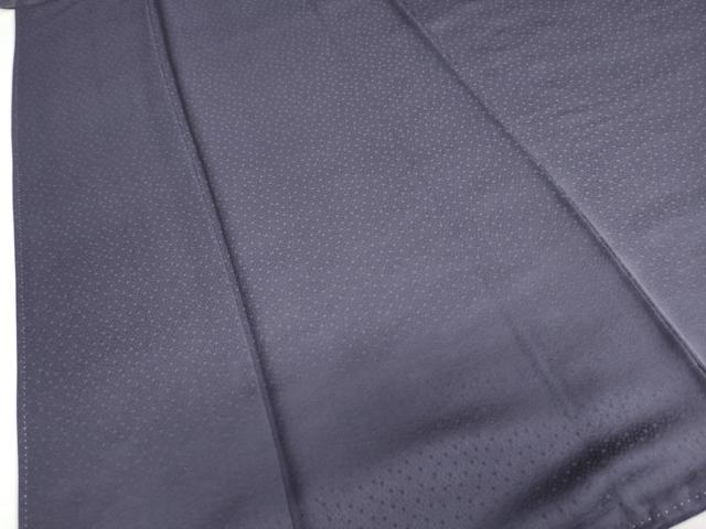 平和屋着物●上質な色無地　霞地紋　深紫色　正絹　逸品　DABC2355ud