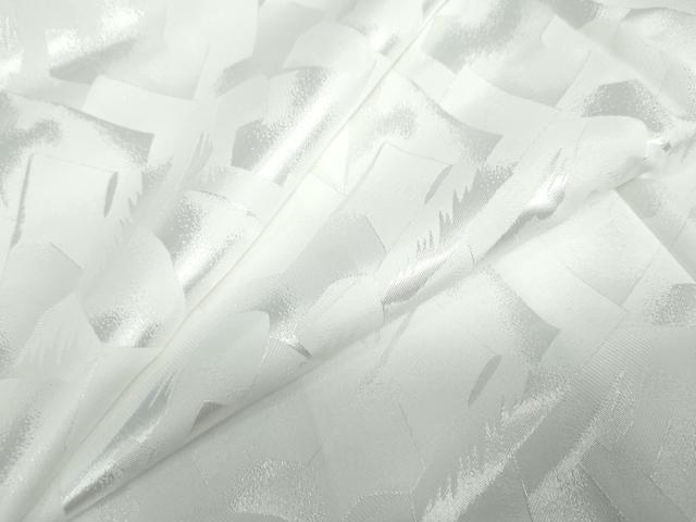 平和屋着物●男性　色紋付　長羽織セット　抽象地紋　白色　キングサイズ　洗える着物　DABC2369ud