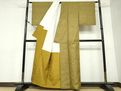 平和屋着物●本場大島紬　一元絣　正絹　逸品　DABC2374ud
