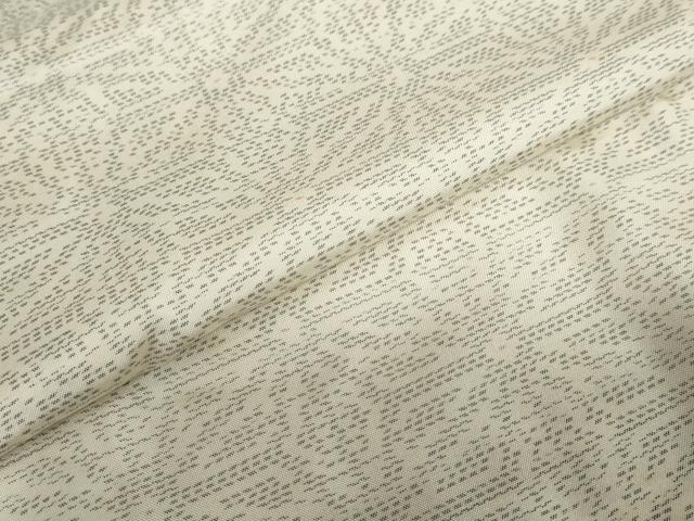 平和屋着物●本場大島紬　白大島　麻の葉文様　証紙付き　正絹　逸品　DABC2380ud
