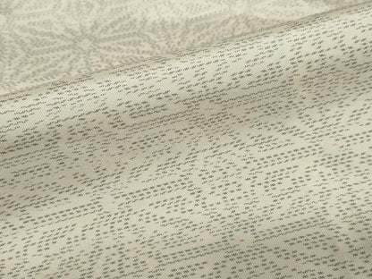 平和屋着物●本場大島紬　白大島　麻の葉文様　証紙付き　正絹　逸品　DABC2380ud
