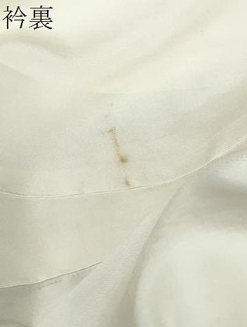 平和屋着物●本場大島紬　白大島　120亀甲　雲取り草花文　正絹　逸品　未使用　DABC2398ud