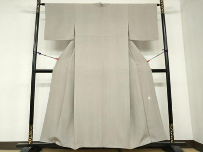 平和屋着物●江戸小紋　作家物　角通し　正絹　逸品　DABC2399ud