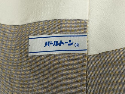 平和屋着物●江戸小紋　作家物　角通し　正絹　逸品　DABC2399ud