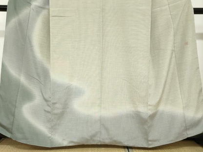 平和屋着物●本塩沢　やまだ織　訪問着　染色作家　桐村博　霞文　暈し染め　鈴乃屋扱い　正絹　逸品　DABC2407ud