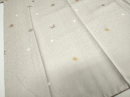 平和屋着物●上質な小紋　宝尽くし文　金彩　正絹　逸品　未使用　DABC2409ud