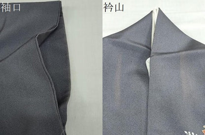 平和屋着物●訪問着　駒刺繍　流水雪輪草花文　金彩　松坂屋扱い　正絹　逸品　DABC2418ud
