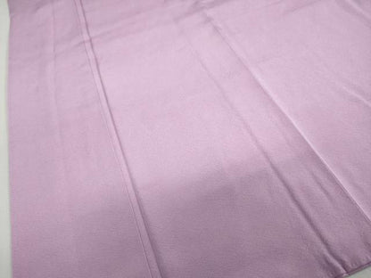 平和屋着物●上質な色無地　紅藤色　正絹　逸品　DABC2428ud