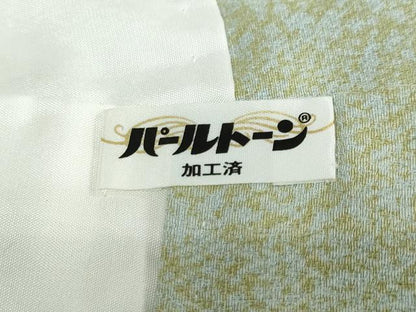 平和屋着物●京友禅の第一人者　松井青々　訪問着　吉祥草花文　金彩　正絹　逸品　DABC2430ud