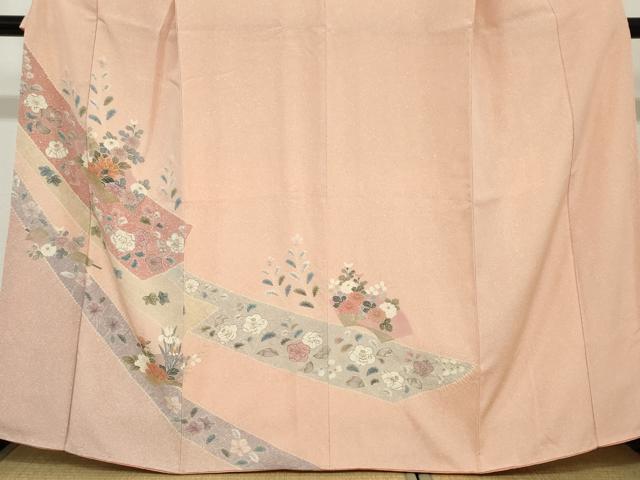 平和屋着物●訪問着　辻が花　金彩　正絹　逸品　DABC2442ud