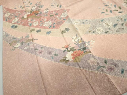 平和屋着物●訪問着　辻が花　金彩　正絹　逸品　DABC2442ud