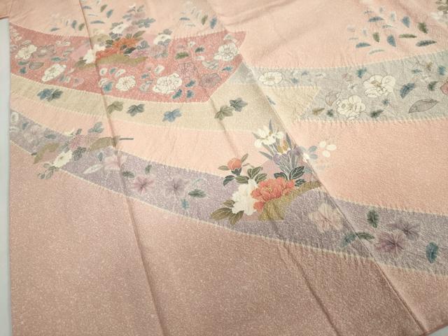 平和屋着物●訪問着　辻が花　金彩　正絹　逸品　DABC2442ud