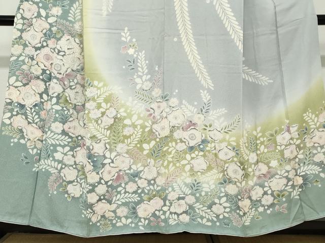 平和屋着物●訪問着　絞り　辻が花　暈し染め　そごう百貨店扱い　正絹　逸品　DABC2448ud