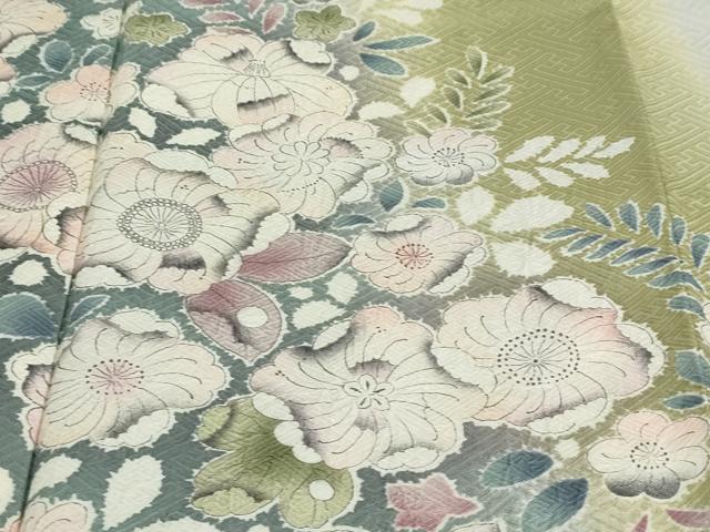 平和屋着物●訪問着　絞り　辻が花　暈し染め　そごう百貨店扱い　正絹　逸品　DABC2448ud