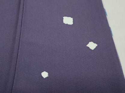 平和屋着物●五代 歌舞伎役者　坂東八十助　訪問着　刺繍　箔散らし文　暈し染め　金彩　正絹　逸品　DABC2452ud