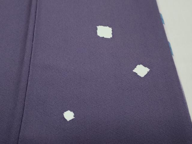 平和屋着物●五代 歌舞伎役者　坂東八十助　訪問着　刺繍　箔散らし文　暈し染め　金彩　正絹　逸品　DABC2452ud