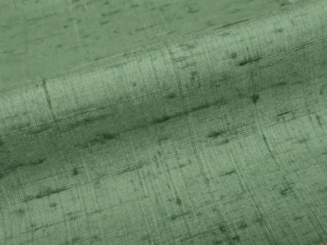 平和屋着物●上質な紬　草木染　松葉色　無落款　正絹　逸品　DABC2467ud