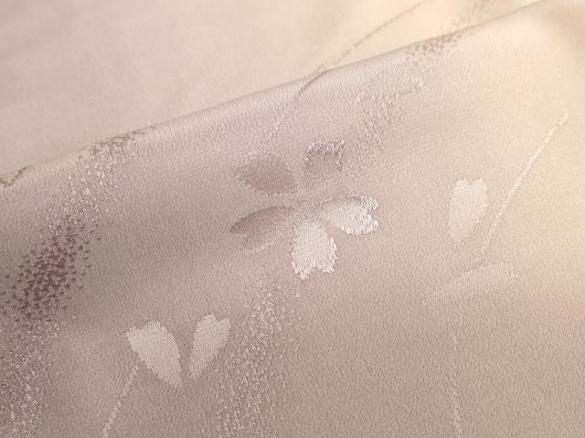 平和屋着物●長襦袢　袷　流水舞桜地紋　暈し染め　正絹　逸品　DABC2480ud