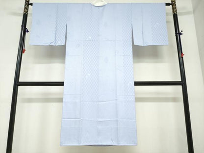 平和屋着物●長襦袢　袷　茶具地紋　藤鼠色　さが美扱い　正絹　逸品　未使用　DABC2483ud
