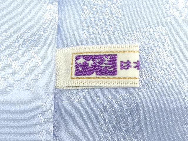 平和屋着物●長襦袢　袷　茶具地紋　藤鼠色　さが美扱い　正絹　逸品　未使用　DABC2483ud