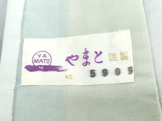平和屋着物●長襦袢　無双仕立て　変わり縞　やまと誂製　正絹　逸品　DABC2484ud