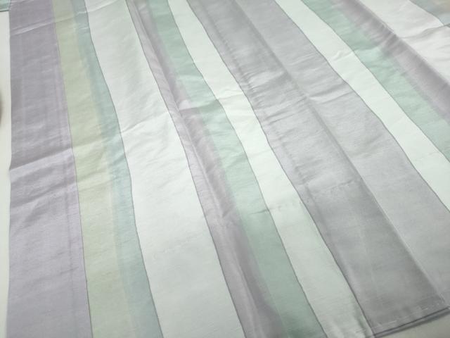 平和屋着物●長襦袢　無双仕立て　変わり縞　やまと誂製　正絹　逸品　DABC2484ud