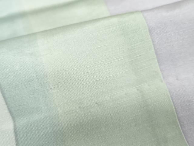 平和屋着物●長襦袢　無双仕立て　変わり縞　やまと誂製　正絹　逸品　DABC2484ud