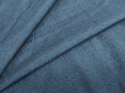 平和屋着物●男性　紬　アンサンブル　長羽織　留紺色　正絹　逸品　DABC2493ud