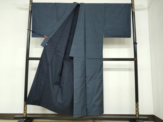 平和屋着物●男性　本場大島紬　アンサンブル　長羽織　抽象文様　さが美扱い　キングサイズ　正絹　逸品　未使用　DABC2500ud