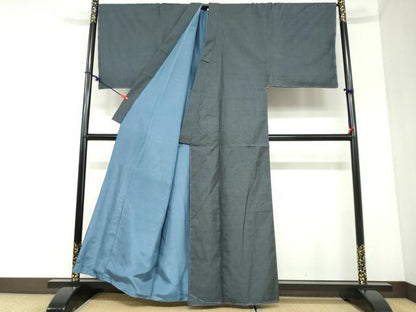 平和屋着物●男性　本場大島紬　アンサンブル　長羽織　100亀甲　総詰め　キングサイズ　正絹　逸品　未使用　DABC2503ud