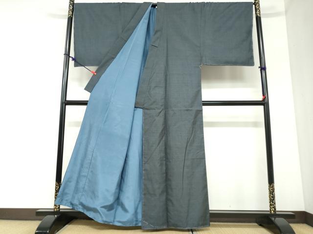 平和屋着物●男性　本場大島紬　アンサンブル　長羽織　100亀甲　総詰め　キングサイズ　正絹　逸品　未使用　DABC2503ud