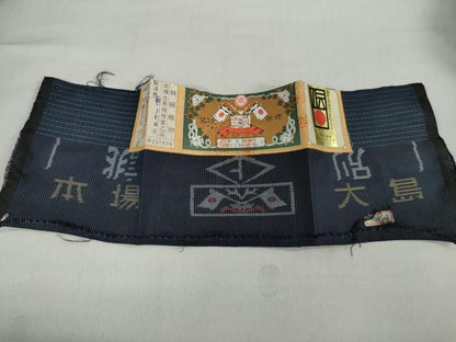 平和屋着物●男性 本場大島紬 アンサンブル 長羽織 長襦袢（袷）セット 抽象文様 証紙付き 上村商店謹製 正絹 逸品 未使用 DABC2504ud