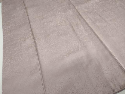 平和屋着物●上質な色無地　霞地紋　牡丹鼠色　正絹　逸品　未使用　DABC2509ud