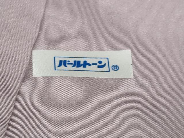 平和屋着物●上質な色無地　霞地紋　牡丹鼠色　正絹　逸品　未使用　DABC2509ud