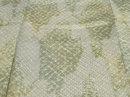 平和屋着物●訪問着　総絞り　抽象文様　ロング丈　正絹　逸品　DABC2516ud