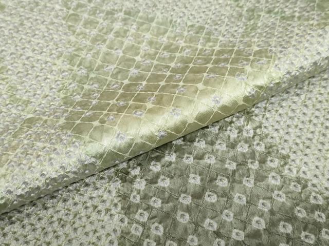 平和屋着物●訪問着　総絞り　抽象文様　ロング丈　正絹　逸品　DABC2516ud