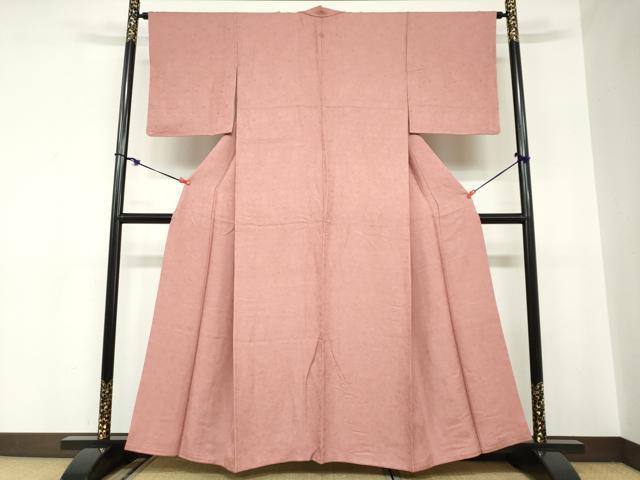 平和屋着物●上質な色無地　薄紅色　やまと誂製　正絹　逸品　DABC2520ud