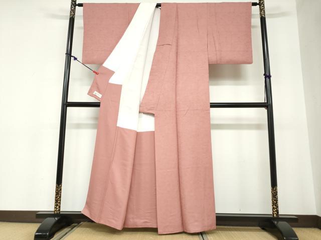 平和屋着物●上質な色無地　薄紅色　やまと誂製　正絹　逸品　DABC2520ud