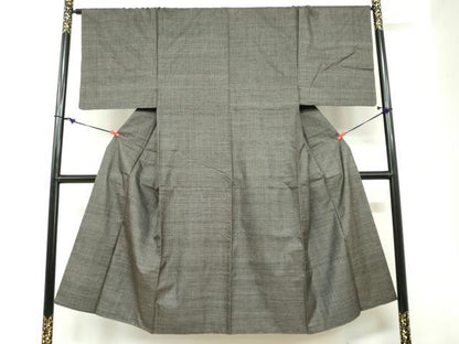 平和屋着物●男性　本場大島紬　アンサンブル　100亀甲　総詰め　正絹　逸品　DABC2526ud