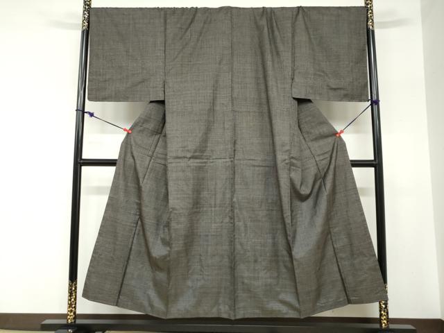 平和屋着物●男性　本場大島紬　アンサンブル　長羽織　100亀甲　総詰め　キングサイズ　正絹　逸品　DABC2528ud