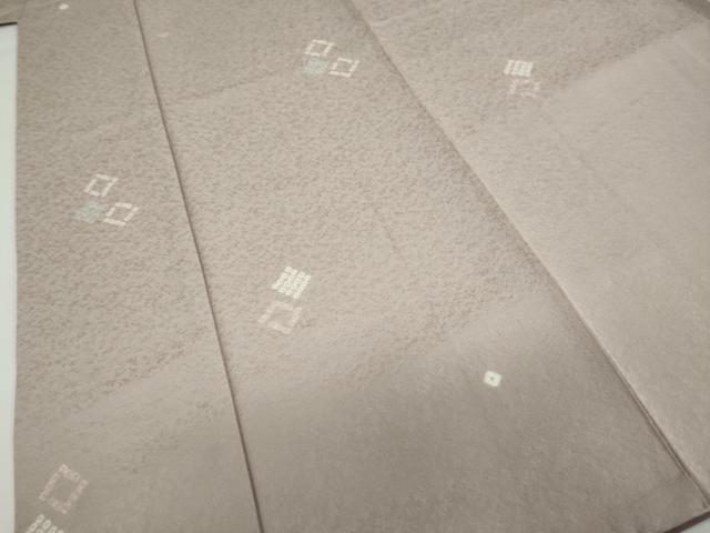 平和屋着物●上質な小紋　絞り　菱文　正絹　逸品　DABC2533ud