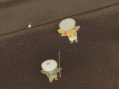 平和屋着物●訪問着　大名行列　金彩　正絹　逸品　DABC2548ud