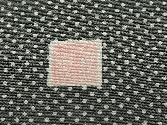 平和屋着物●江戸小紋　訪問着　作家物　抽象文様　行儀　正絹　逸品　DABC2550ud