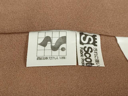 平和屋着物●訪問着　作家物　蔦の葉文　暈し染め　金銀彩　正絹　逸品　DABC2555ud