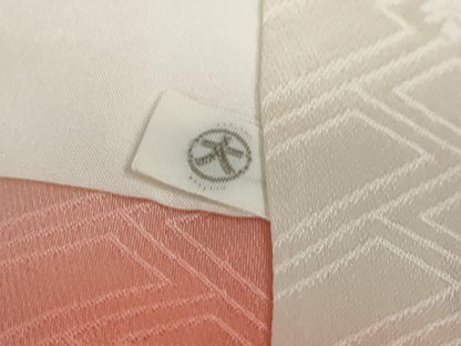 平和屋着物●十日町老舗ブランド　吉澤友禅　吾妻徳穂　振袖　駒刺繍　鹿の子草花文　金彩　大丸扱い　正絹　逸品　DABC2559ud