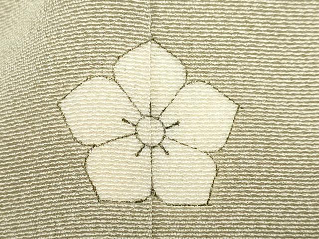 平和屋着物●本加賀友禅作家　鶴見保次　訪問着　草花文　正絹　逸品　DABC2577ud