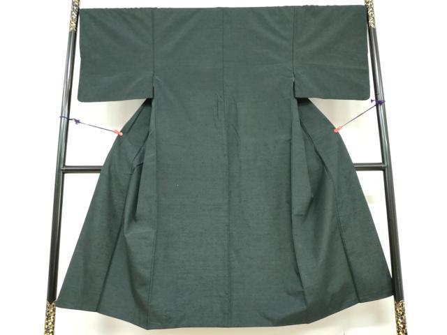 平和屋着物●男性　髭紬　百入茶色　正絹　逸品　DABC2584ud