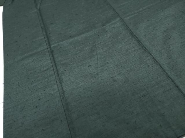 平和屋着物●男性　髭紬　百入茶色　正絹　逸品　DABC2584ud