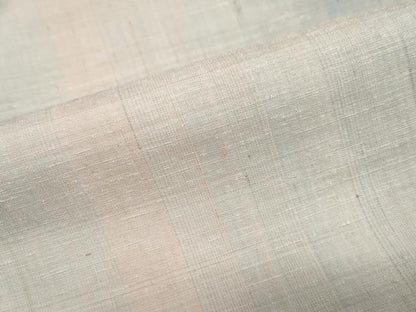 平和屋着物●紅花紬　米沢　霞文　正絹　逸品　DABC2585ud
