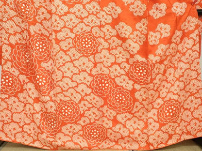 平和屋着物●豪華振袖　総絞り　舞花文　正絹　逸品　DABC2590ud